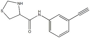  N-(3-ethynylphenyl)-1,3-thiazolidine-4-carboxamide