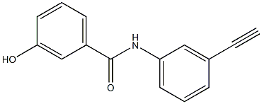 N-(3-ethynylphenyl)-3-hydroxybenzamide Structure