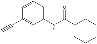N-(3-ethynylphenyl)piperidine-2-carboxamide Struktur