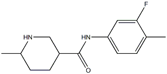 N-(3-fluoro-4-methylphenyl)-6-methylpiperidine-3-carboxamide