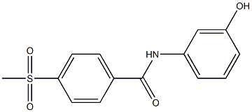 N-(3-hydroxyphenyl)-4-methanesulfonylbenzamide|