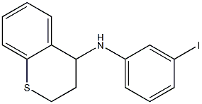 N-(3-iodophenyl)-3,4-dihydro-2H-1-benzothiopyran-4-amine 化学構造式