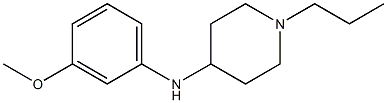 N-(3-methoxyphenyl)-1-propylpiperidin-4-amine Struktur