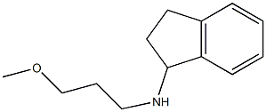 N-(3-methoxypropyl)-2,3-dihydro-1H-inden-1-amine,,结构式