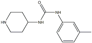 N-(3-methylphenyl)-N'-piperidin-4-ylurea|