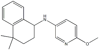 N-(4,4-dimethyl-1,2,3,4-tetrahydronaphthalen-1-yl)-6-methoxypyridin-3-amine Structure