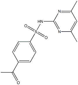 N-(4,6-dimethylpyrimidin-2-yl)-4-acetylbenzene-1-sulfonamide