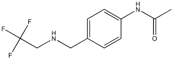 N-(4-{[(2,2,2-trifluoroethyl)amino]methyl}phenyl)acetamide