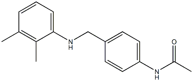 N-(4-{[(2,3-dimethylphenyl)amino]methyl}phenyl)acetamide Structure