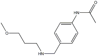  N-(4-{[(3-methoxypropyl)amino]methyl}phenyl)acetamide