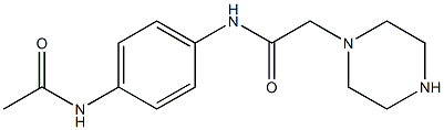 N-(4-acetamidophenyl)-2-(piperazin-1-yl)acetamide|