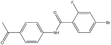 N-(4-acetylphenyl)-4-bromo-2-fluorobenzamide|