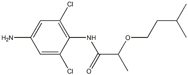  N-(4-amino-2,6-dichlorophenyl)-2-(3-methylbutoxy)propanamide