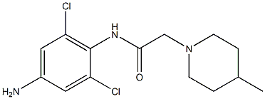  N-(4-amino-2,6-dichlorophenyl)-2-(4-methylpiperidin-1-yl)acetamide