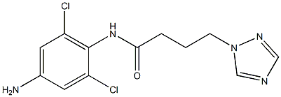 N-(4-amino-2,6-dichlorophenyl)-4-(1H-1,2,4-triazol-1-yl)butanamide