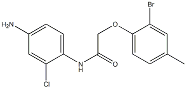 N-(4-amino-2-chlorophenyl)-2-(2-bromo-4-methylphenoxy)acetamide