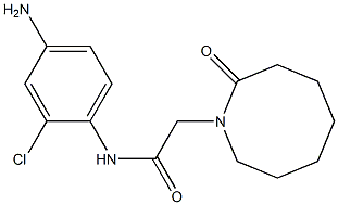 N-(4-amino-2-chlorophenyl)-2-(2-oxoazocan-1-yl)acetamide