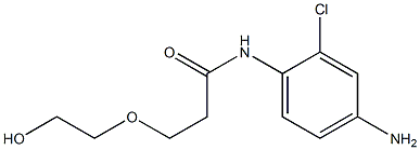 N-(4-amino-2-chlorophenyl)-3-(2-hydroxyethoxy)propanamide Struktur