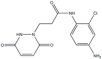 N-(4-amino-2-chlorophenyl)-3-(3,6-dioxo-1,2,3,6-tetrahydropyridazin-1-yl)propanamide