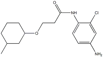 N-(4-amino-2-chlorophenyl)-3-[(3-methylcyclohexyl)oxy]propanamide