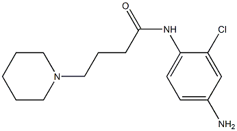 N-(4-amino-2-chlorophenyl)-4-piperidin-1-ylbutanamide Struktur