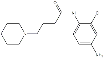 N-(4-amino-2-chlorophenyl)-4-piperidin-1-ylbutanamide Structure