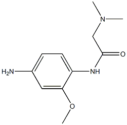 N-(4-amino-2-methoxyphenyl)-2-(dimethylamino)acetamide,,结构式