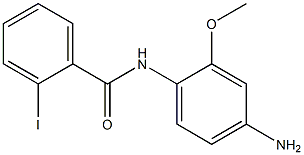 N-(4-amino-2-methoxyphenyl)-2-iodobenzamide,,结构式