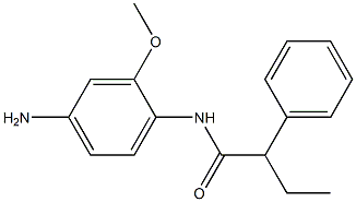 N-(4-amino-2-methoxyphenyl)-2-phenylbutanamide 化学構造式