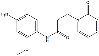 N-(4-amino-2-methoxyphenyl)-3-(2-oxopyridin-1(2H)-yl)propanamide 结构式