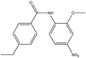 N-(4-amino-2-methoxyphenyl)-4-ethylbenzamide 化学構造式