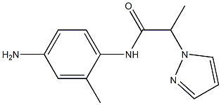 N-(4-amino-2-methylphenyl)-2-(1H-pyrazol-1-yl)propanamide|