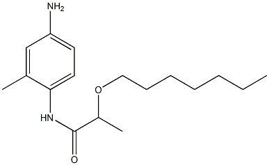 N-(4-amino-2-methylphenyl)-2-(heptyloxy)propanamide