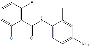 N-(4-amino-2-methylphenyl)-2-chloro-6-fluorobenzamide Struktur