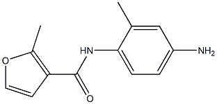 N-(4-amino-2-methylphenyl)-2-methyl-3-furamide Struktur