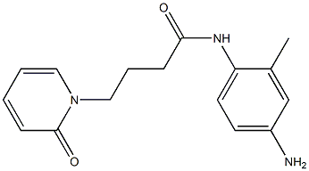 N-(4-amino-2-methylphenyl)-4-(2-oxopyridin-1(2H)-yl)butanamide Struktur