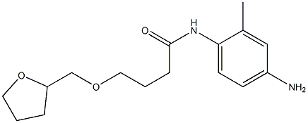 N-(4-amino-2-methylphenyl)-4-(oxolan-2-ylmethoxy)butanamide,,结构式