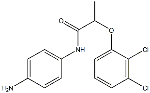 N-(4-aminophenyl)-2-(2,3-dichlorophenoxy)propanamide Structure