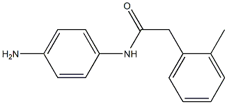 N-(4-aminophenyl)-2-(2-methylphenyl)acetamide Struktur