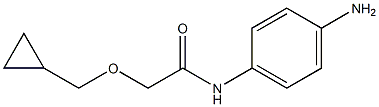 N-(4-aminophenyl)-2-(cyclopropylmethoxy)acetamide