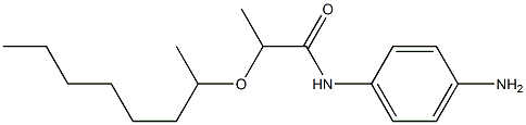 N-(4-aminophenyl)-2-(octan-2-yloxy)propanamide Structure