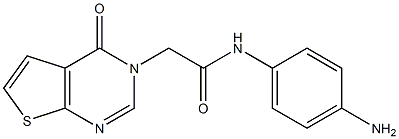 N-(4-aminophenyl)-2-{4-oxo-3H,4H-thieno[2,3-d]pyrimidin-3-yl}acetamide