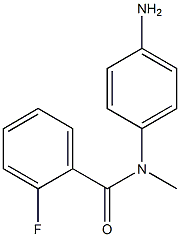 N-(4-aminophenyl)-2-fluoro-N-methylbenzamide Structure