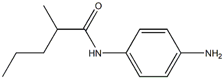 N-(4-aminophenyl)-2-methylpentanamide Struktur