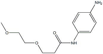 N-(4-aminophenyl)-3-(2-methoxyethoxy)propanamide Structure