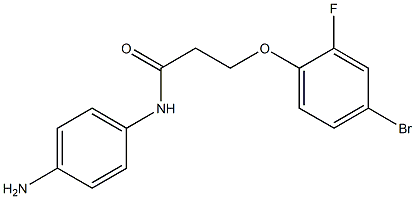 N-(4-aminophenyl)-3-(4-bromo-2-fluorophenoxy)propanamide