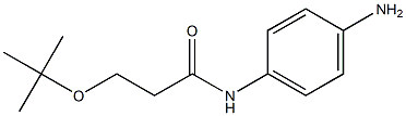 N-(4-aminophenyl)-3-(tert-butoxy)propanamide Struktur