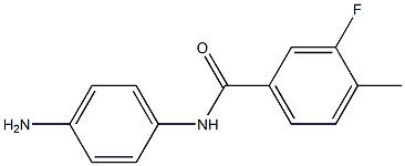 N-(4-aminophenyl)-3-fluoro-4-methylbenzamide,,结构式