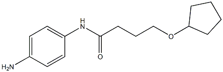 N-(4-aminophenyl)-4-(cyclopentyloxy)butanamide,,结构式