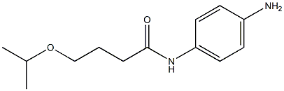 N-(4-aminophenyl)-4-(propan-2-yloxy)butanamide,,结构式